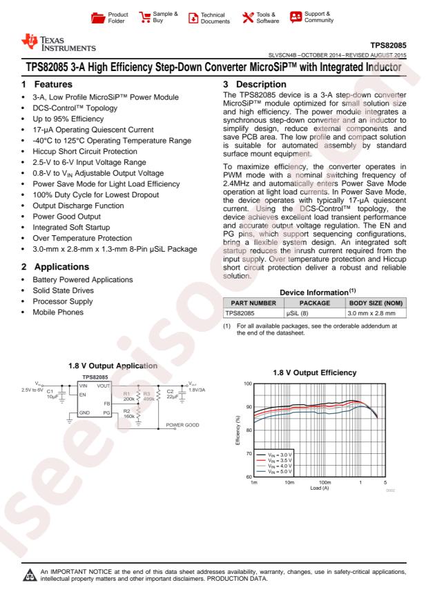 TPS82085SILT