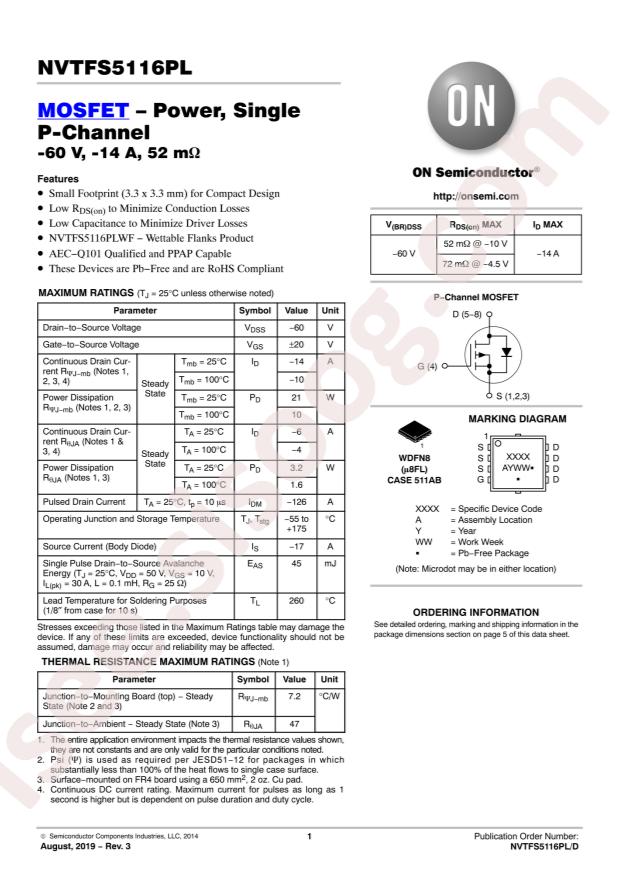 NVTFS5116PLTWG