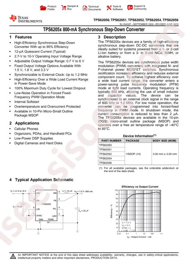 TPS62050DGSR
