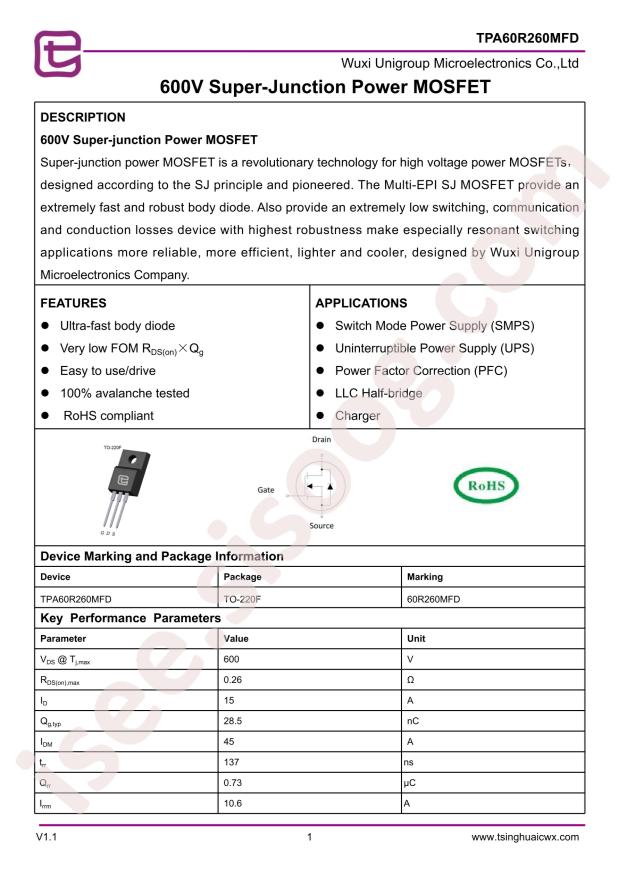TPA60R260MFD