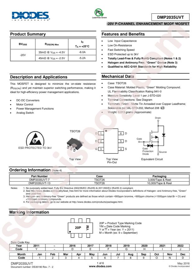 DMP2035UVT-7