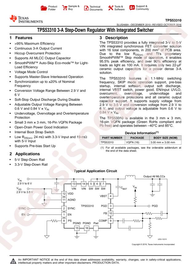 TPS53310RGTR