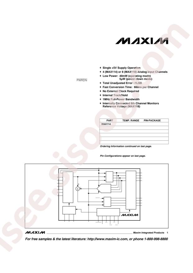 MAX118EAI+