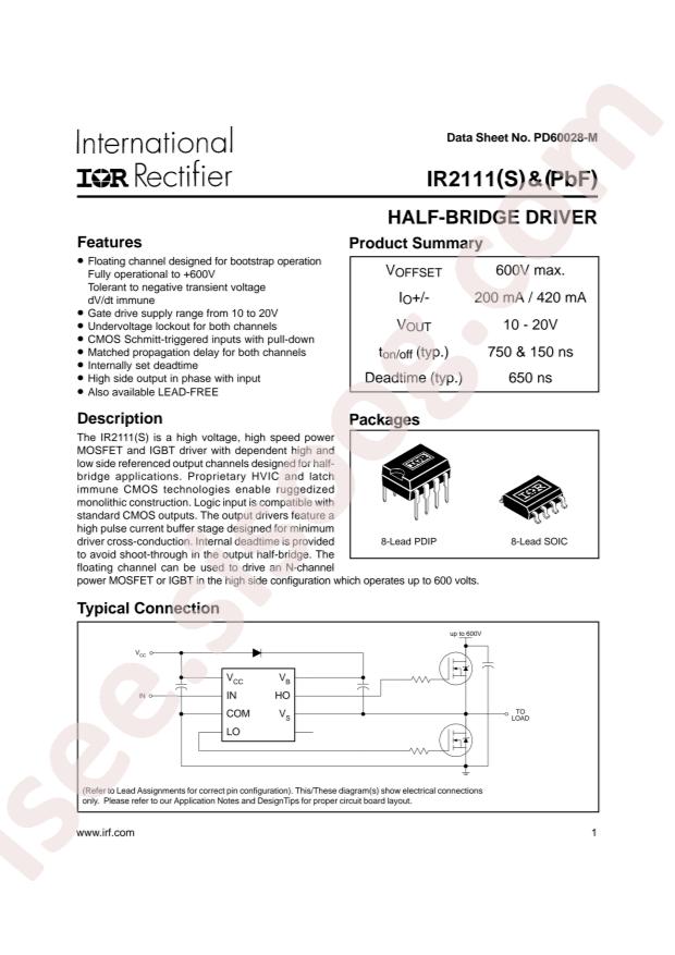 IR2111STRPBF