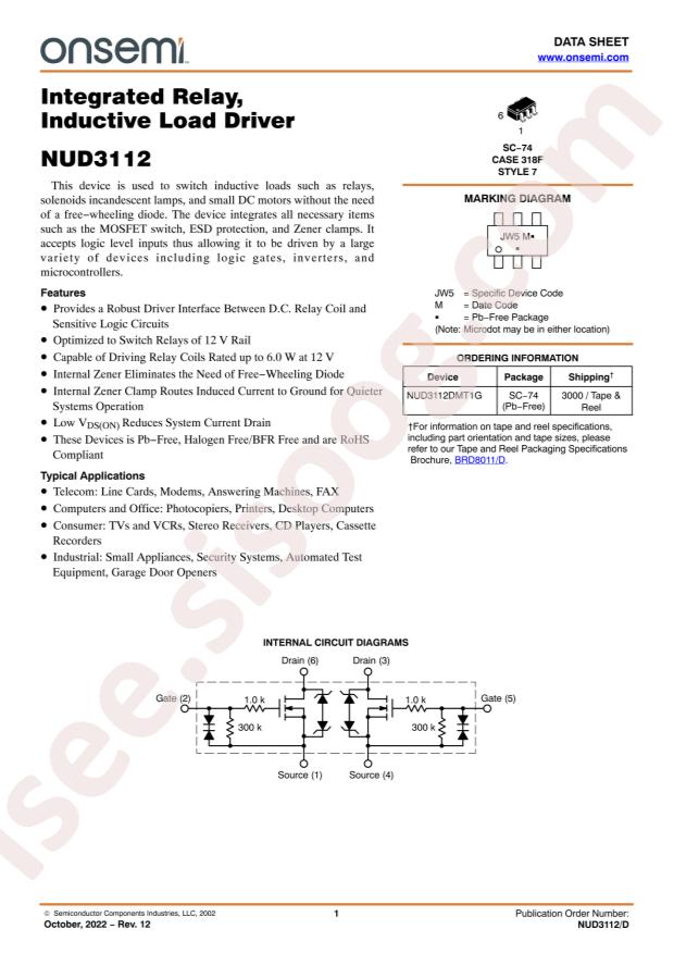 NUD3112DMT1G