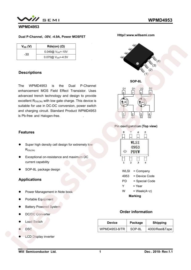 WPMD4953-8/TR