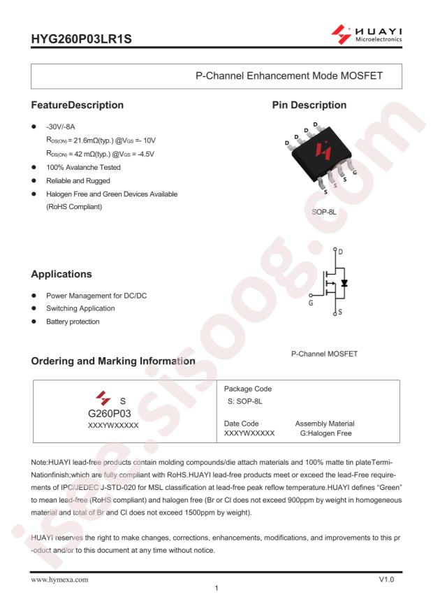 HYG260P03LR1S