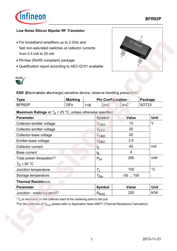 BFR92PE6327