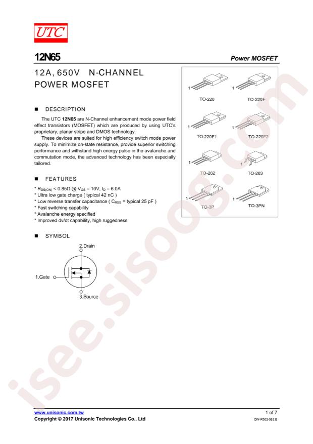 12N65L-TF1-T(CBQ)