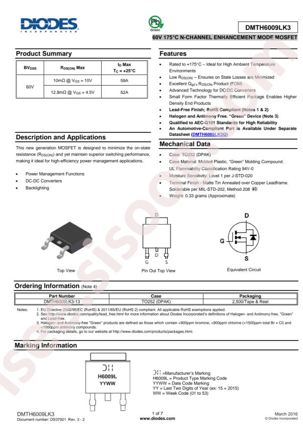 DMTH6009LK3-13
