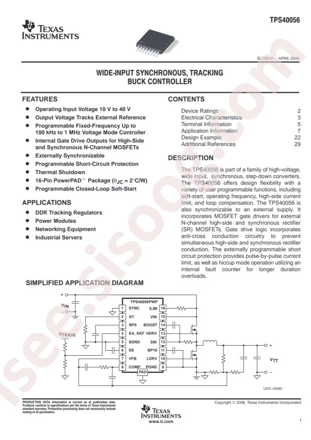 TPS40056PWPRG4