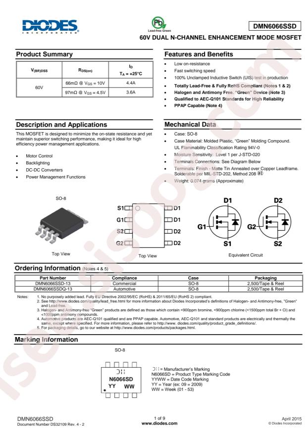 DMN6066SSD-13