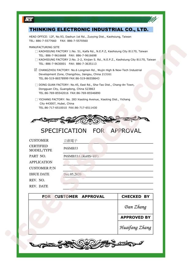 P6SMB33A