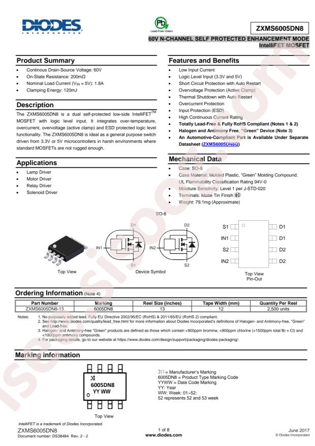 ZXMS6005DN8-13