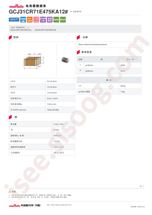 GCJ31CR71E475KA12L