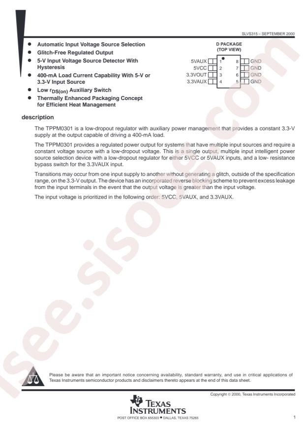 TPPM0301DR