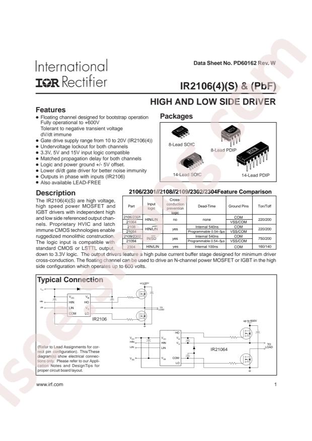 IR2106STRPBF