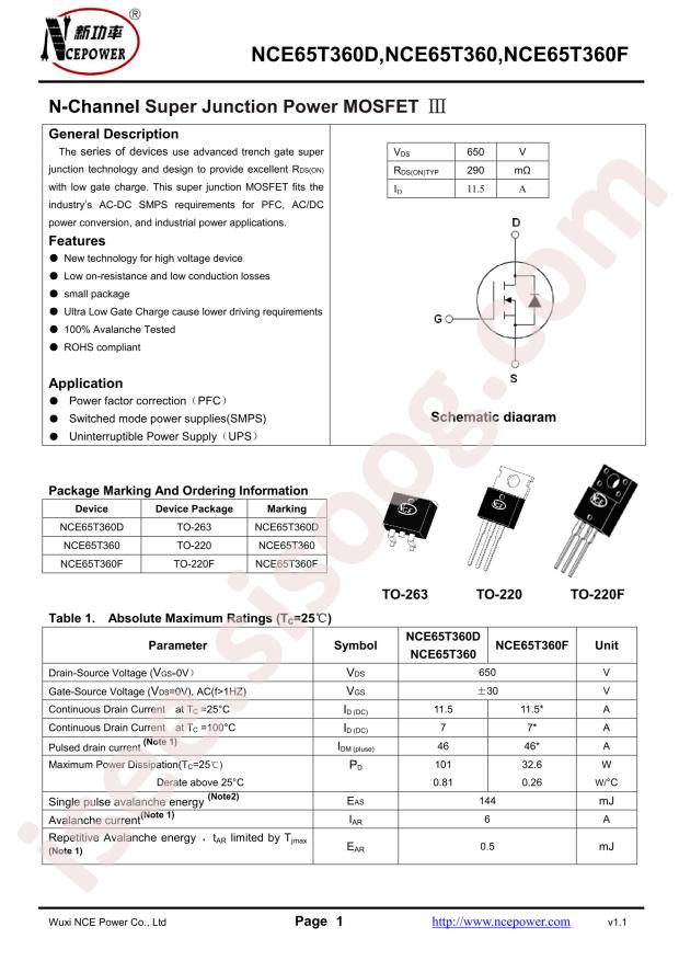NCE65T360D
