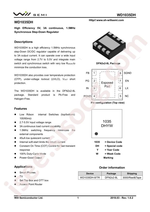 WD1035DH-8/TR