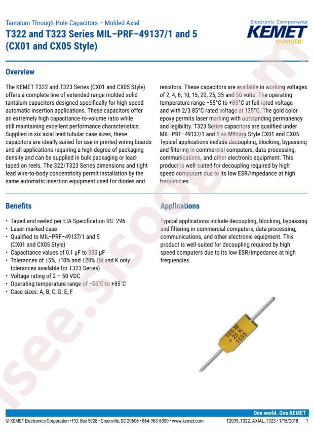 T322A105K020AT