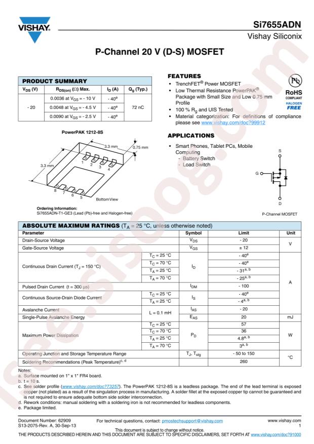 SI7655ADN-T1-GE3