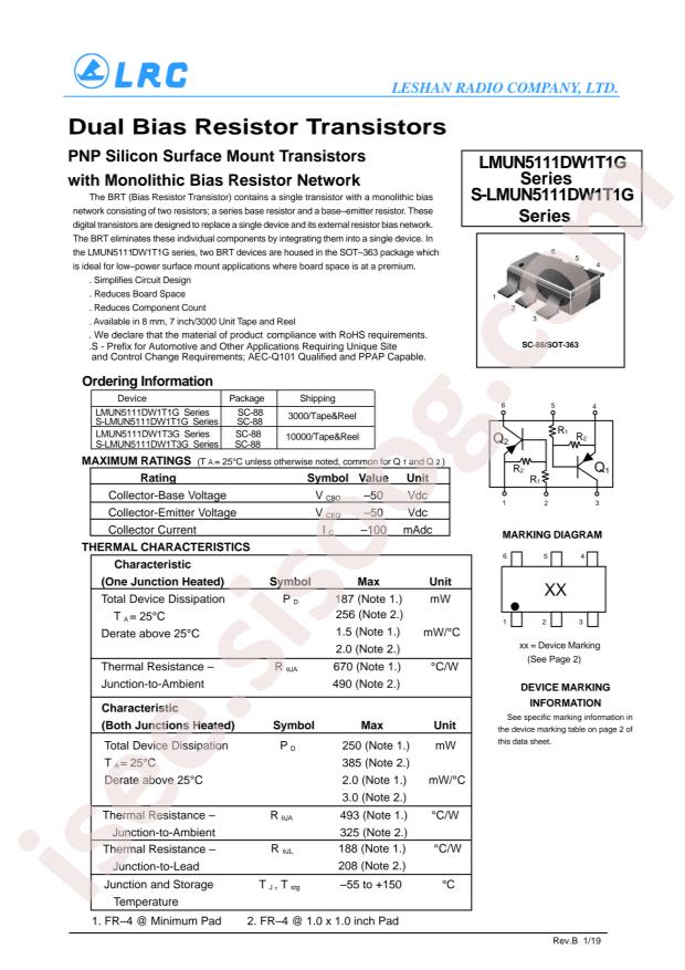 LMUN5114DW1T1G