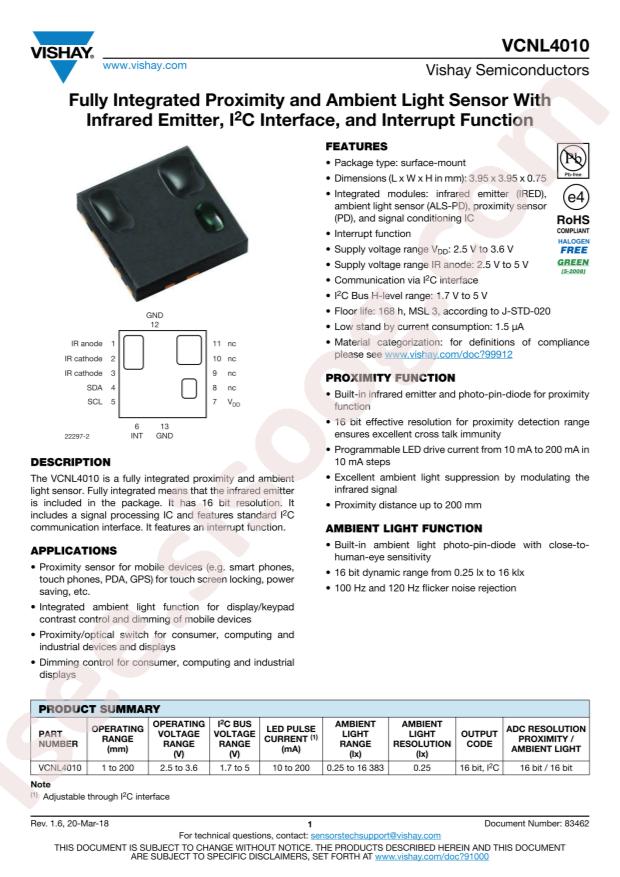 VCNL4010-GS18
