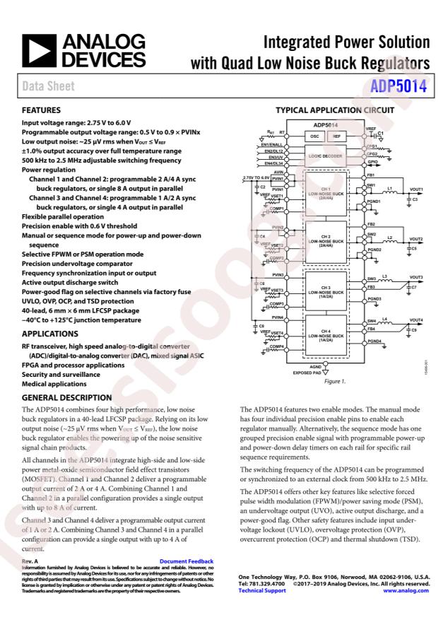 ADP5014ACPZ-R7