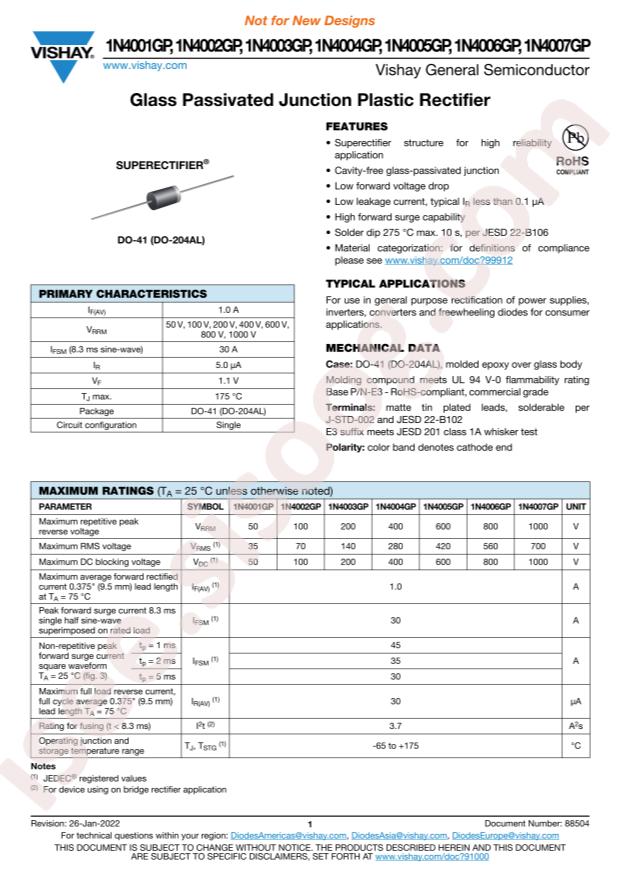 1N4005GP-E3/54