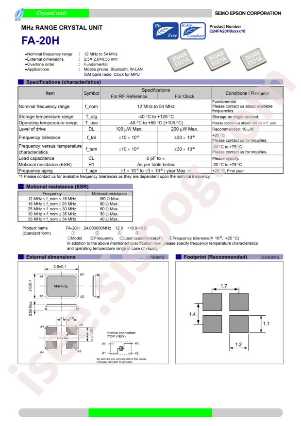 EPSON Q24FA20H00543