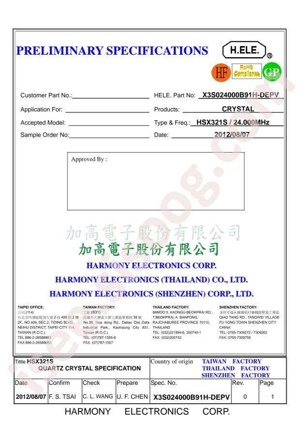 X3S024000B91H-DEPV
