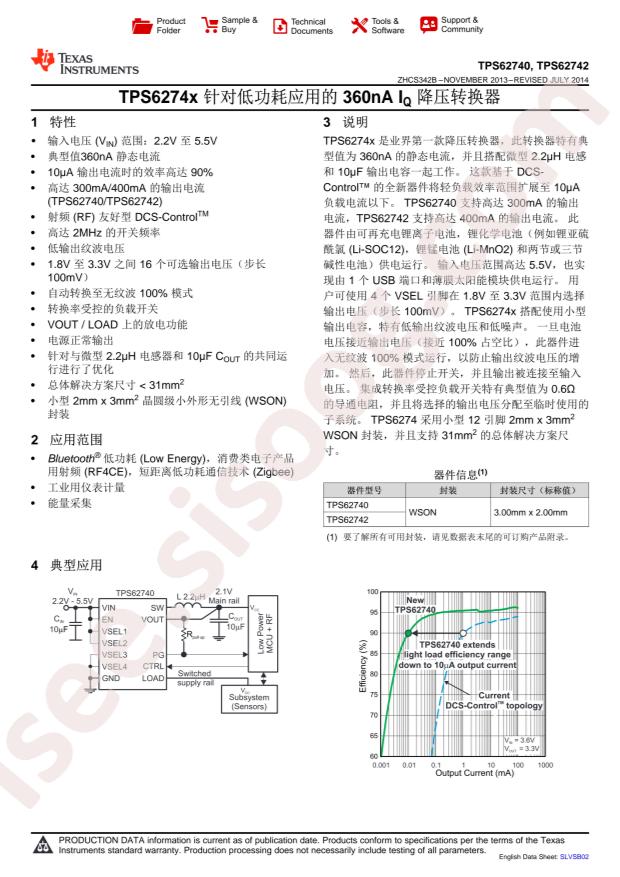 TPS62740DSSR