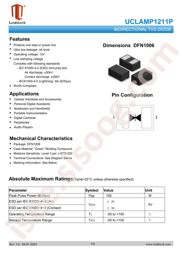 UCLAMP1211P