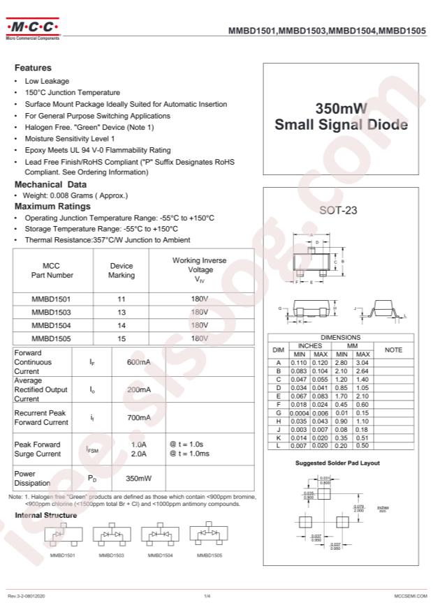 MMBD1504-TP