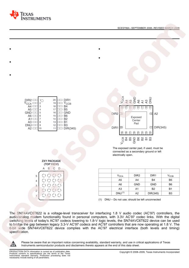 SN74AVC6T622PWR