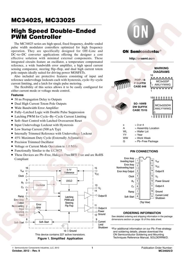 MC33025DWG