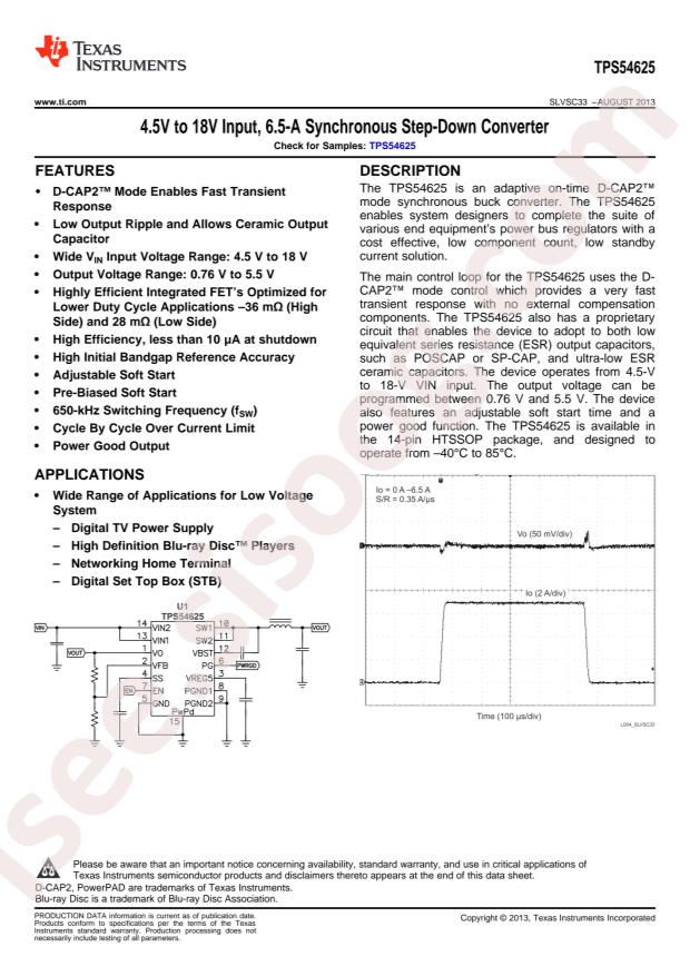 TPS54625PWPR