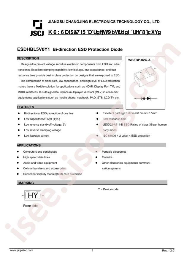 ESDHBL5V0Y1