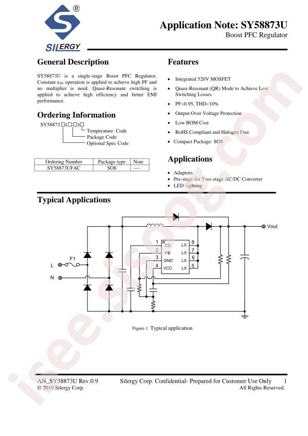 Silergy SY58873UFAC