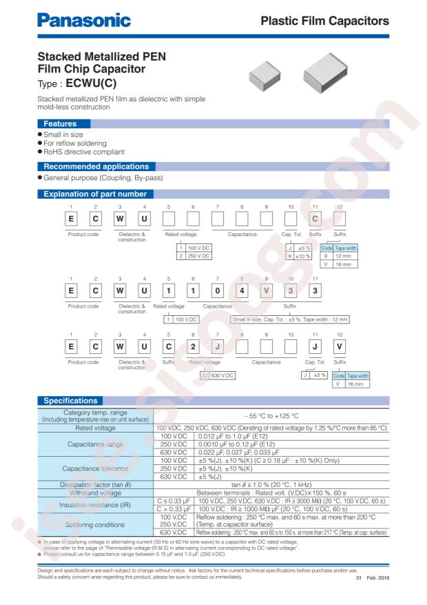 ECWU1105KCV