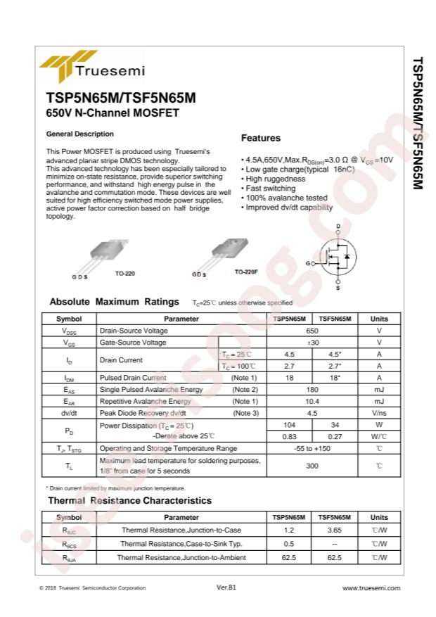 TSF5N65M
