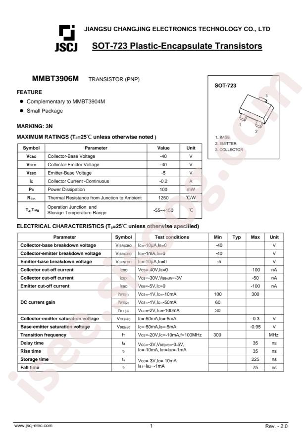 MMBT3906M
