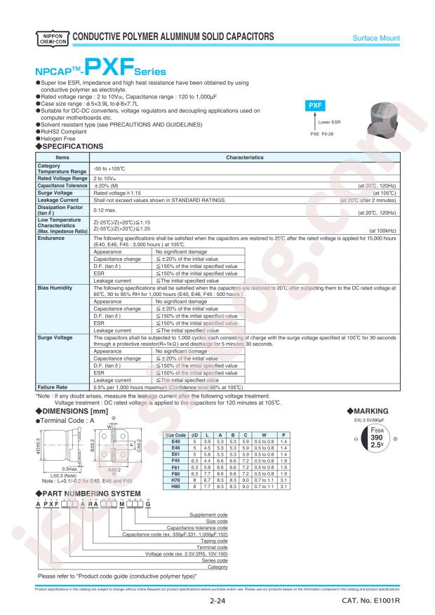 APXF6R3ARA331MF61G