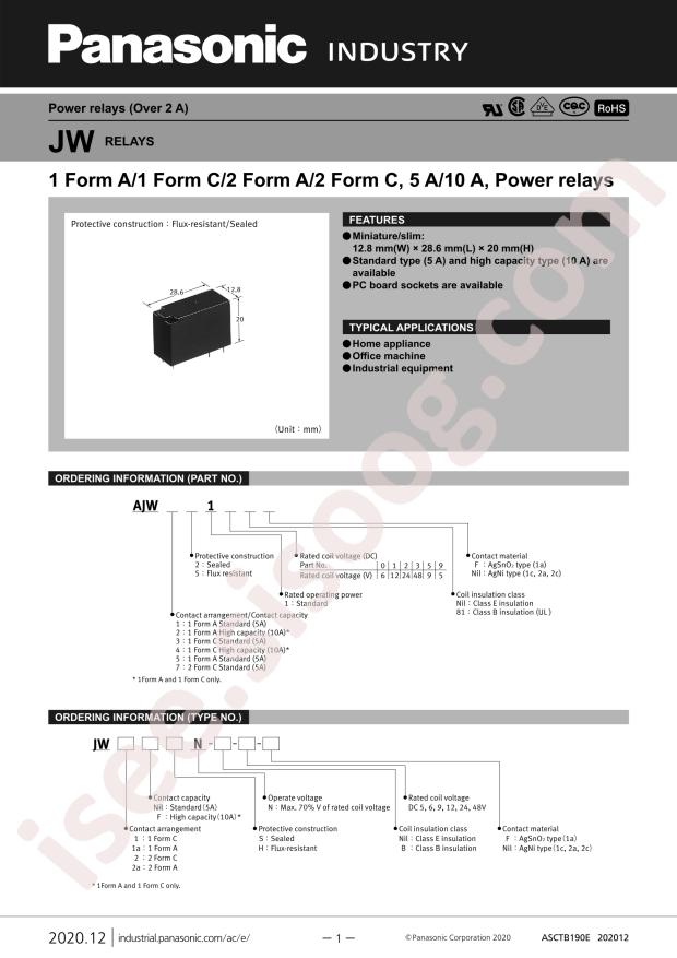 JW2SN-DC5V
