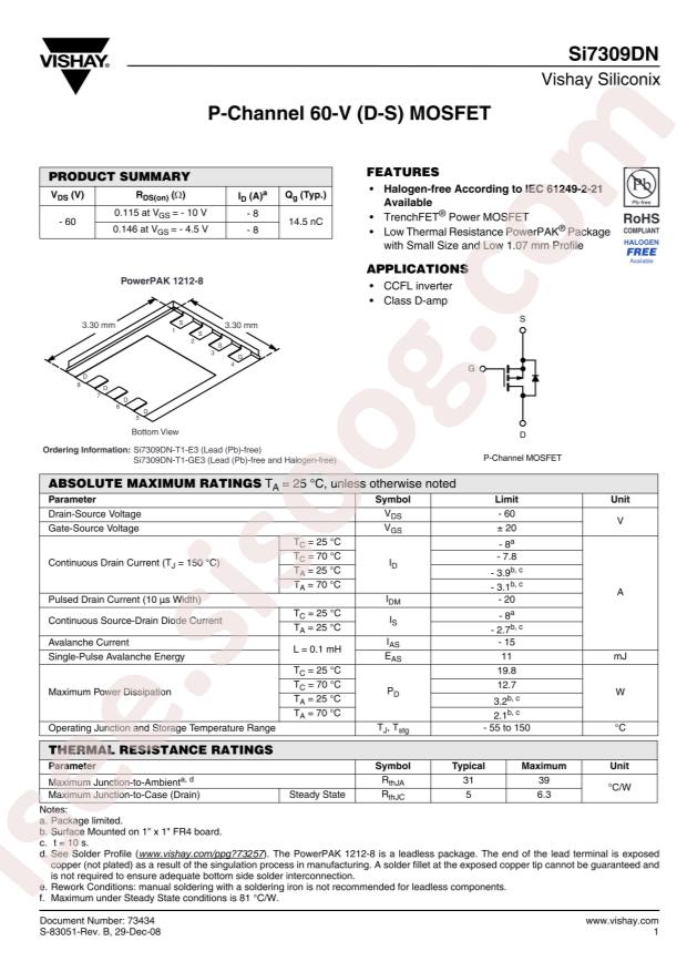 SI7309DN-T1-GE3