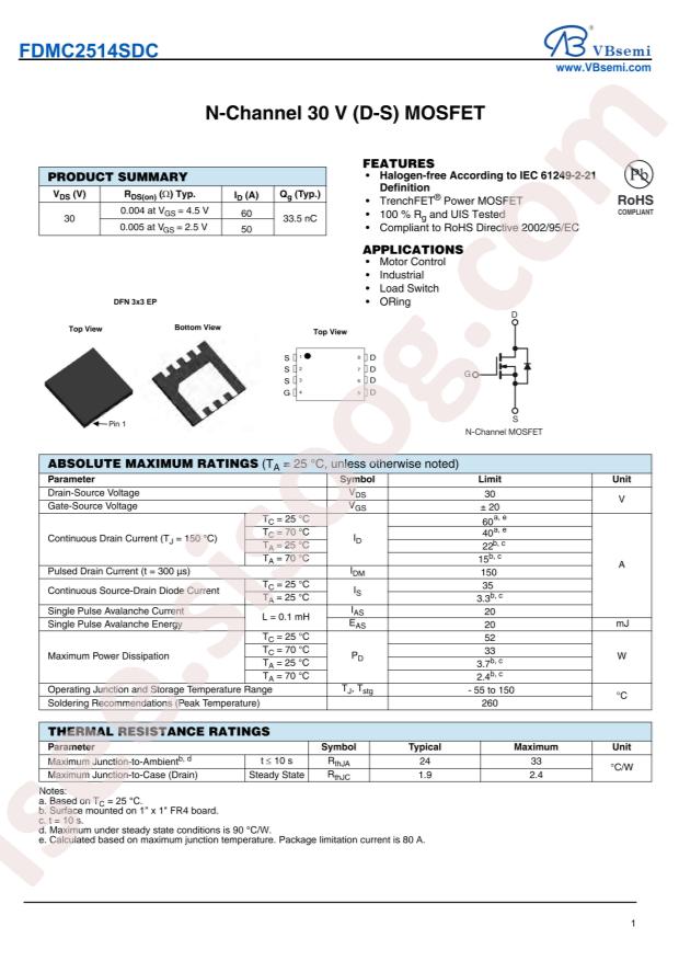 FDMC2514SDC-VB