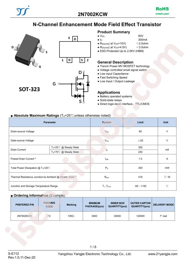 2N7002KCW