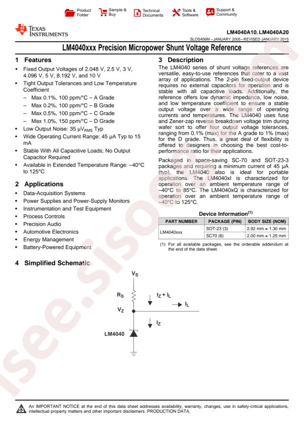 LM4040A30IDBZR
