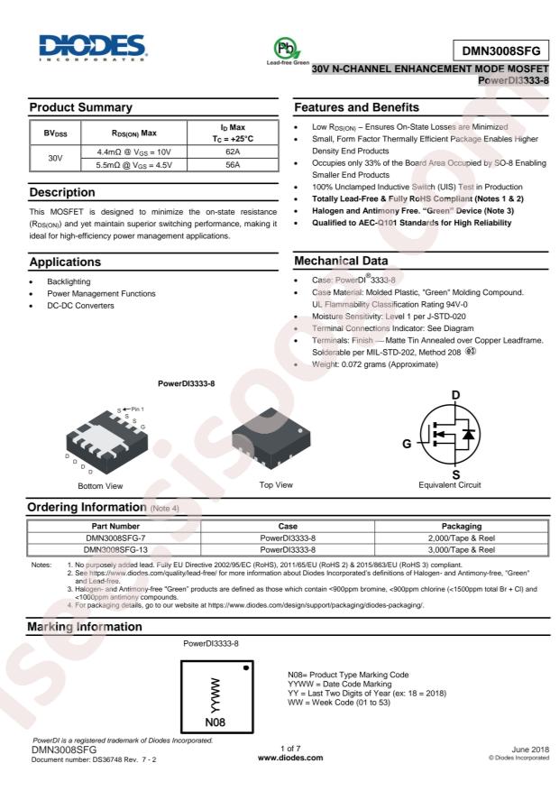 DMN3008SFG-7