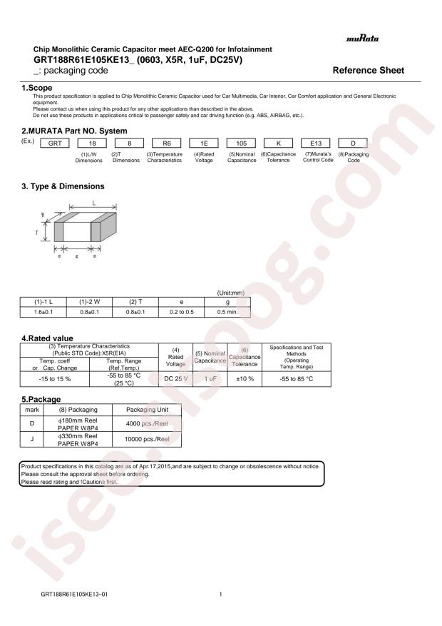 GRT188R61E105KE13D
